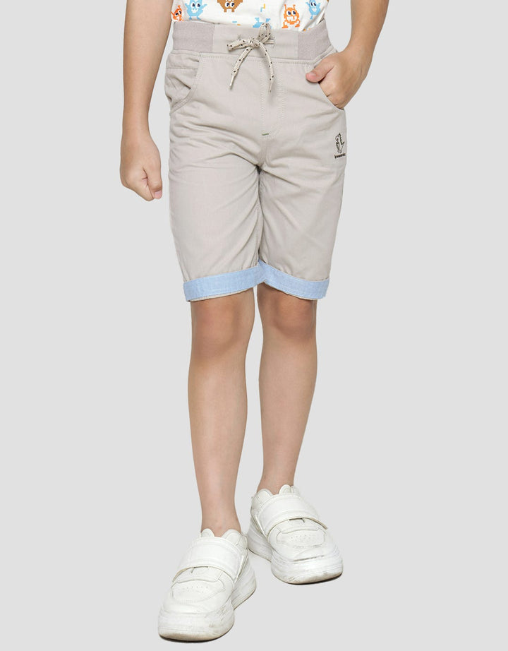 Little M Short Pants Woven Rib Embroidered Trex
