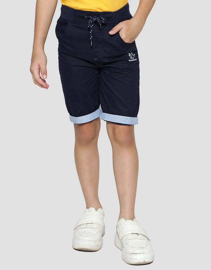 Little M Short Pants Woven Rib Embroidered Trex