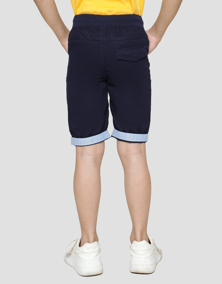 Little M Short Pants Woven Rib Embroidered Trex
