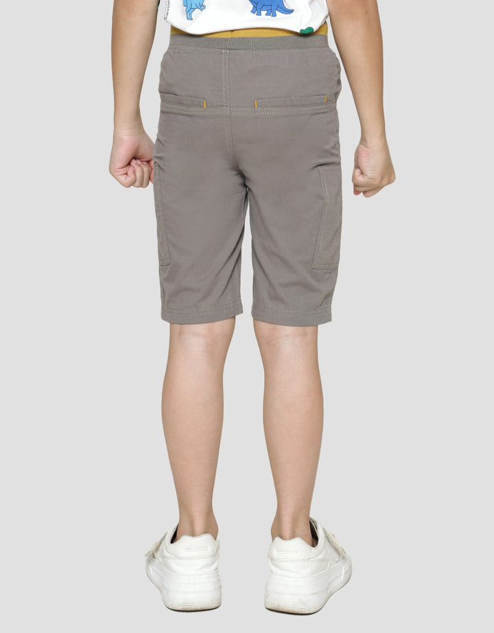 Little M Short Pants Woven Rib Kantong Zipper