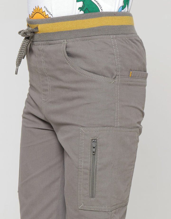 Little M Short Pants Woven Rib Kantong Zipper