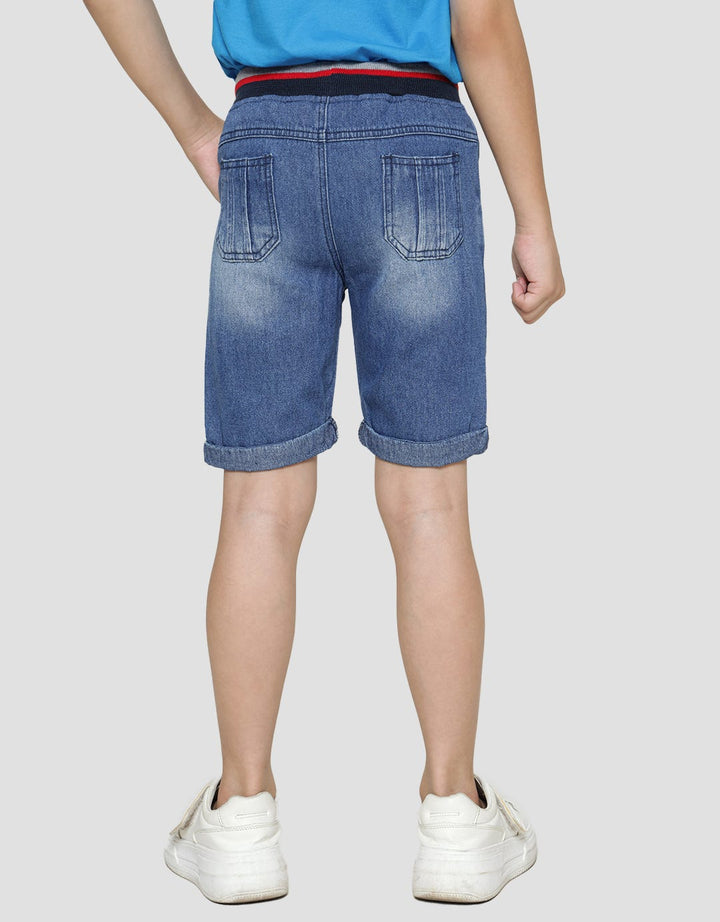 Little M Short Pants 3 Dino Rib Kantong Depan