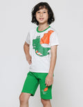 Little M Boys Dragon Print Suit