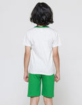 Little M Boys Dragon Print Suit