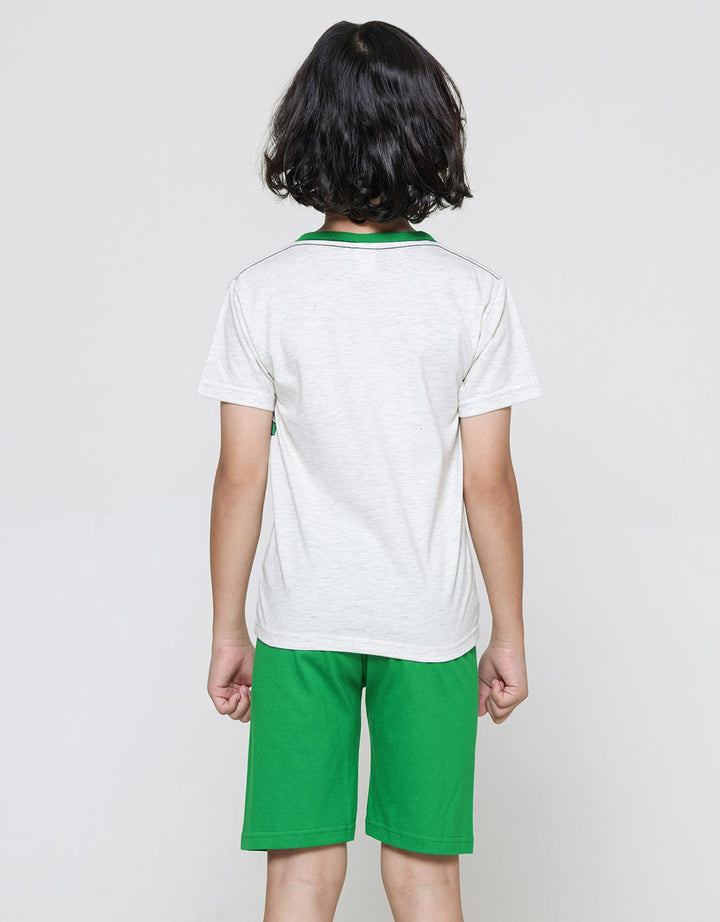 Little M Boys Dragon Print Suit