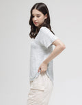 Connexion Short Sleeve T-Shirt Rayon Spdx Garis