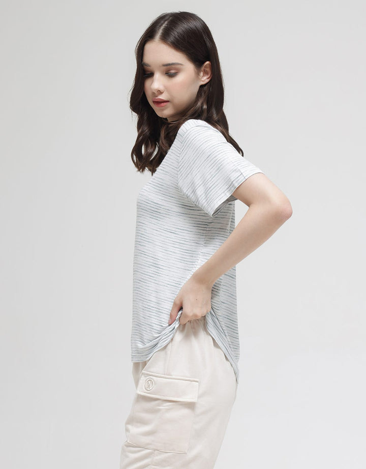 Connexion Short Sleeve T-Shirt Rayon Spdx Garis