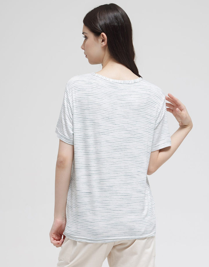 Connexion Short Sleeve T-Shirt Rayon Spdx Garis