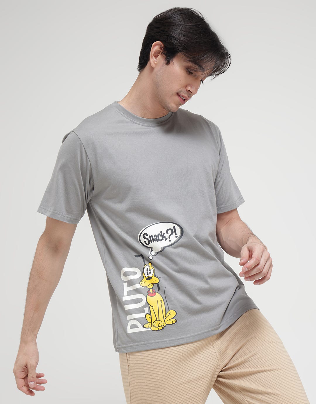 Disney Pluto Snack Print Men's T-Shirt