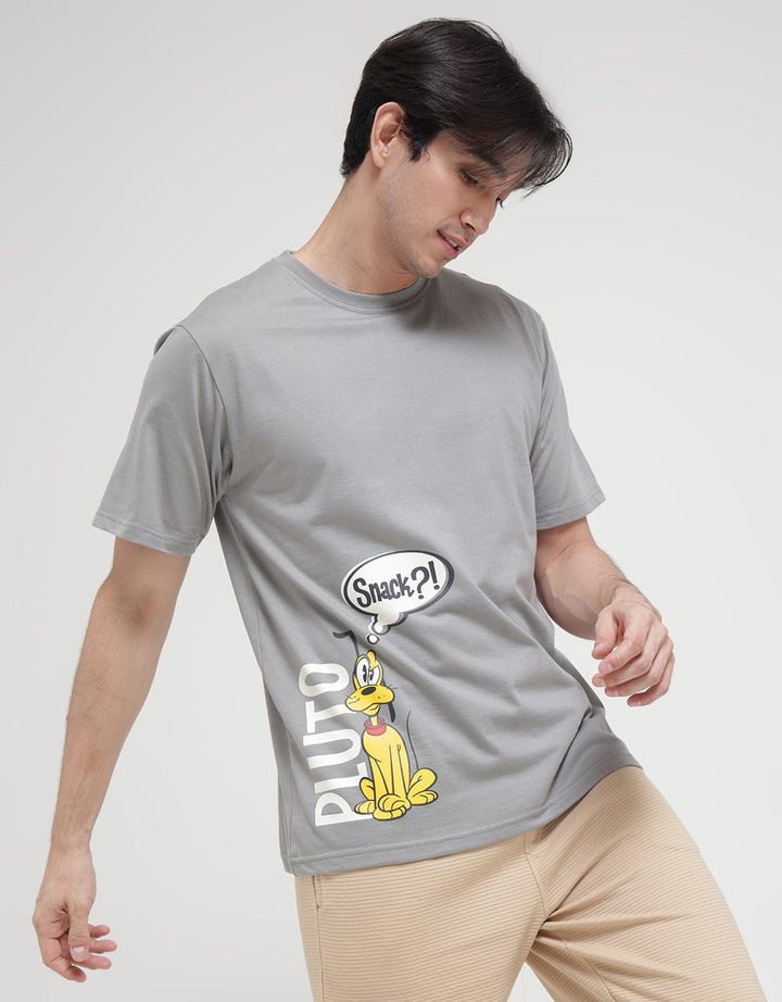 Disney Pluto Snack Print Men's T-Shirt