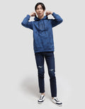 Marvel Sweatshirt Hoodie Avengers Head And Logo Tie Dye