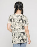 Nevada Print Anime Collage Kaos Anak Perempuan