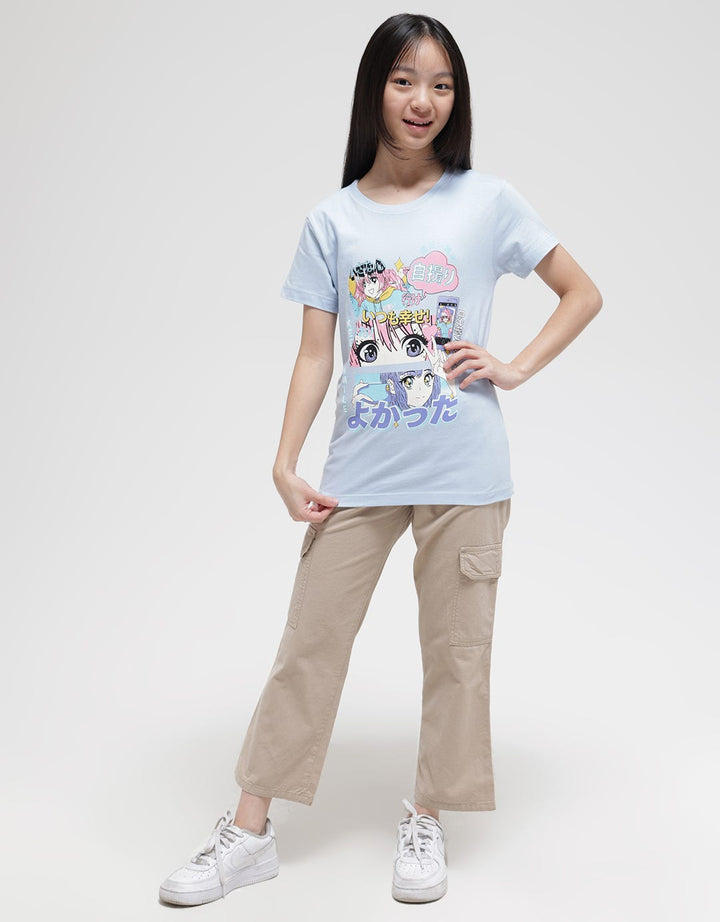 Nevada Short Sleeve T-Shirt Anime Kolase Kissan1