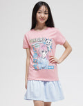Nevada Short Sleeve T-Shirt Anime Fun Girl Kissan2