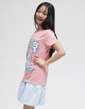 Nevada Short Sleeve T-Shirt Anime Fun Girl Kissan2