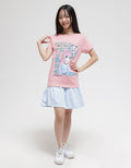 Nevada Short Sleeve T-Shirt Anime Fun Girl Kissan2