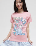 Nevada Short Sleeve T-Shirt Anime Fun Girl Kissan2