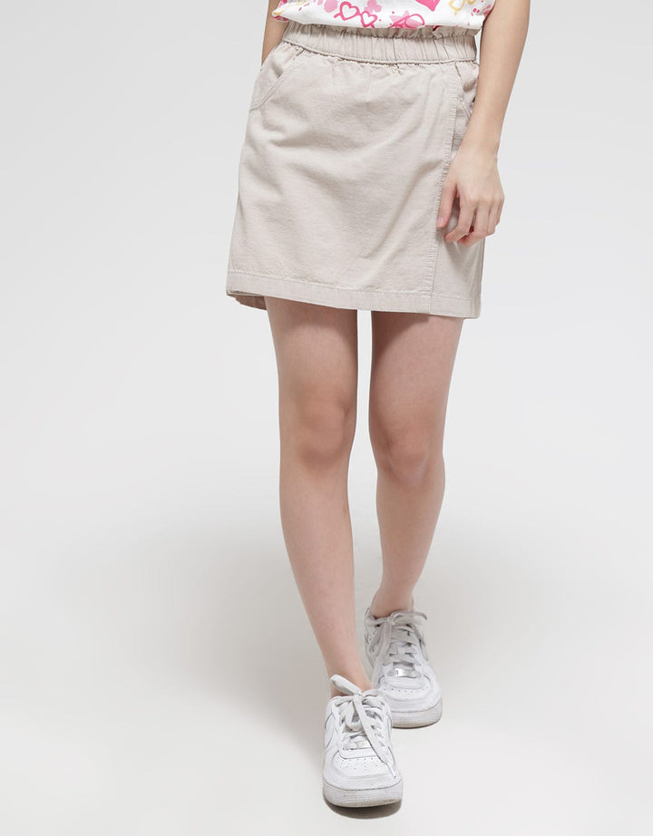 Nevada Mini Skirt Skort Woven Texture