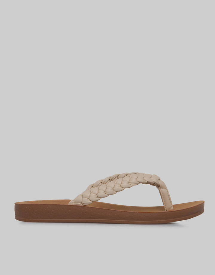 St. Yves Braid Strap Women's Flip Flops