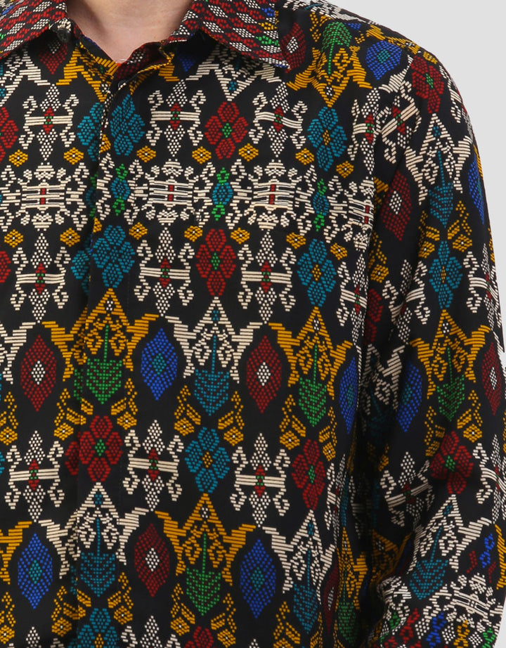 Adikusuma Balinese Woven Motif Shirt