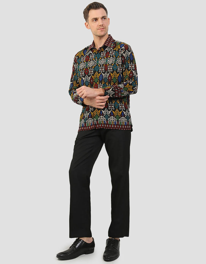 Adikusuma Balinese Woven Motif Shirt