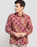 Adikusuma Kemeja Body Fit Batik Parang Pria