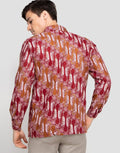 Adikusuma Kemeja Body Fit Batik Parang Pria