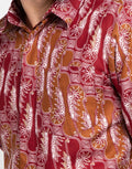 Adikusuma Kemeja Body Fit Batik Parang Pria