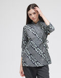 Adikusuma Blouse Wanita Batik Lereng Bunga