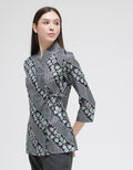 Adikusuma Blouse Wanita Batik Lereng Bunga