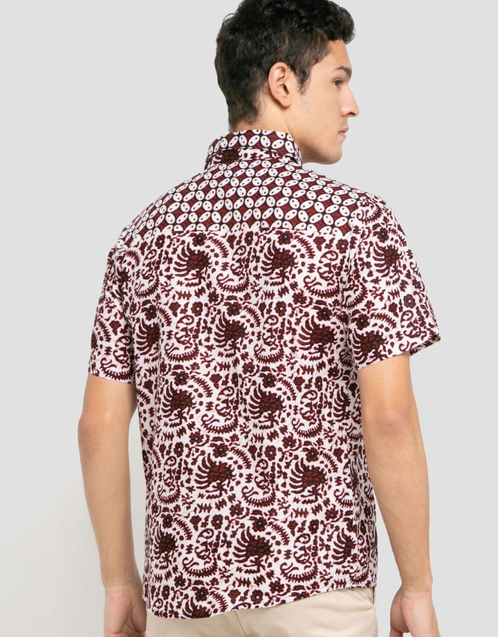 Adikusuma Kawung Semarangan Hem Batik Pria