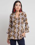 Adikusuma Blouse Batik Kawung Batik