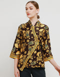 Adikusuma Blouse Batik Keladi Leaves