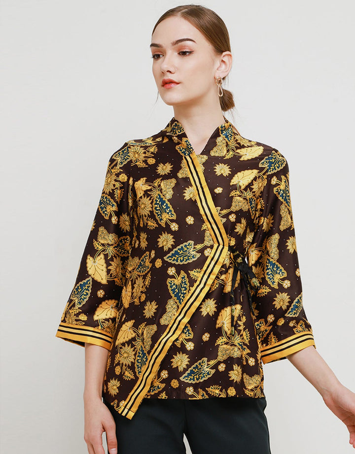 Adikusuma Blouse Batik Daun Keladi