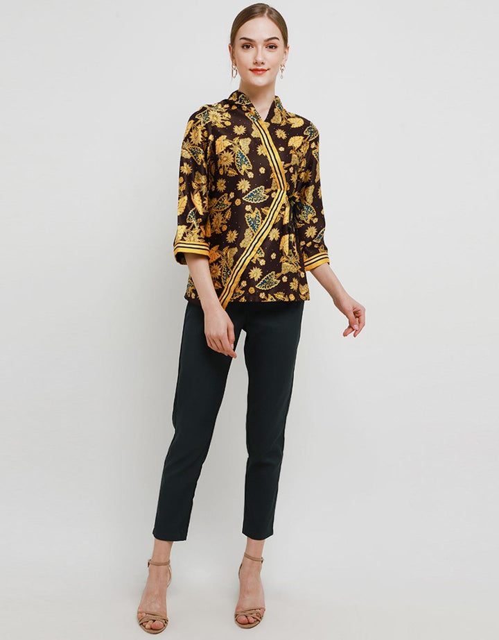 Adikusuma Blouse Batik Daun Keladi