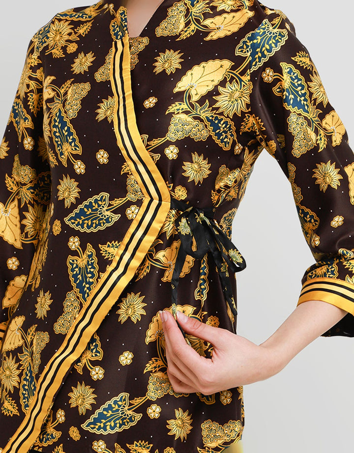 Adikusuma Blouse Batik Daun Keladi