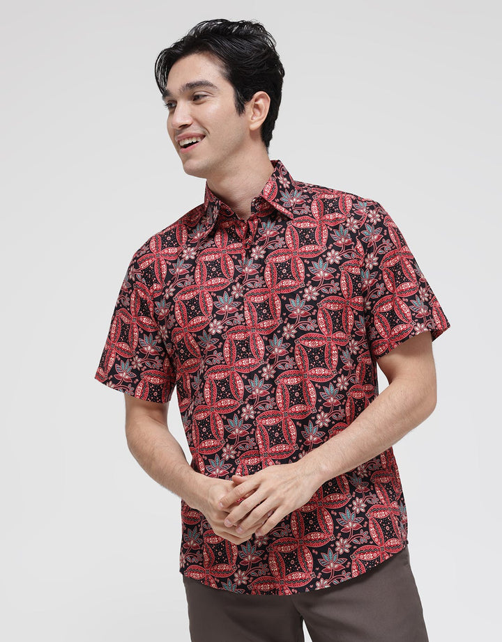 Adikusuma Hem Batik Lereng Kawung Pria