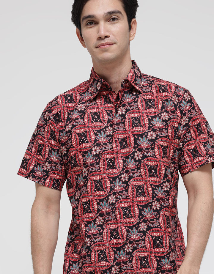 Adikusuma Hem Batik Lereng Kawung Pria
