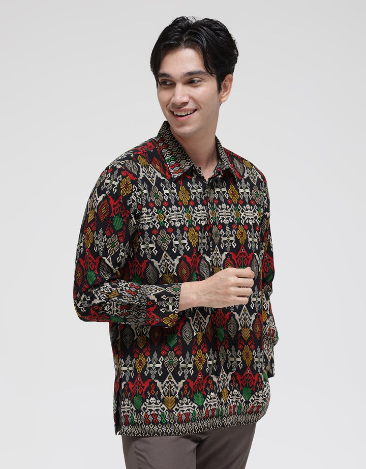 Adikusuma Balinese Woven Motif Shirt