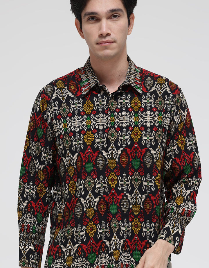 Adikusuma Balinese Woven Motif Shirt