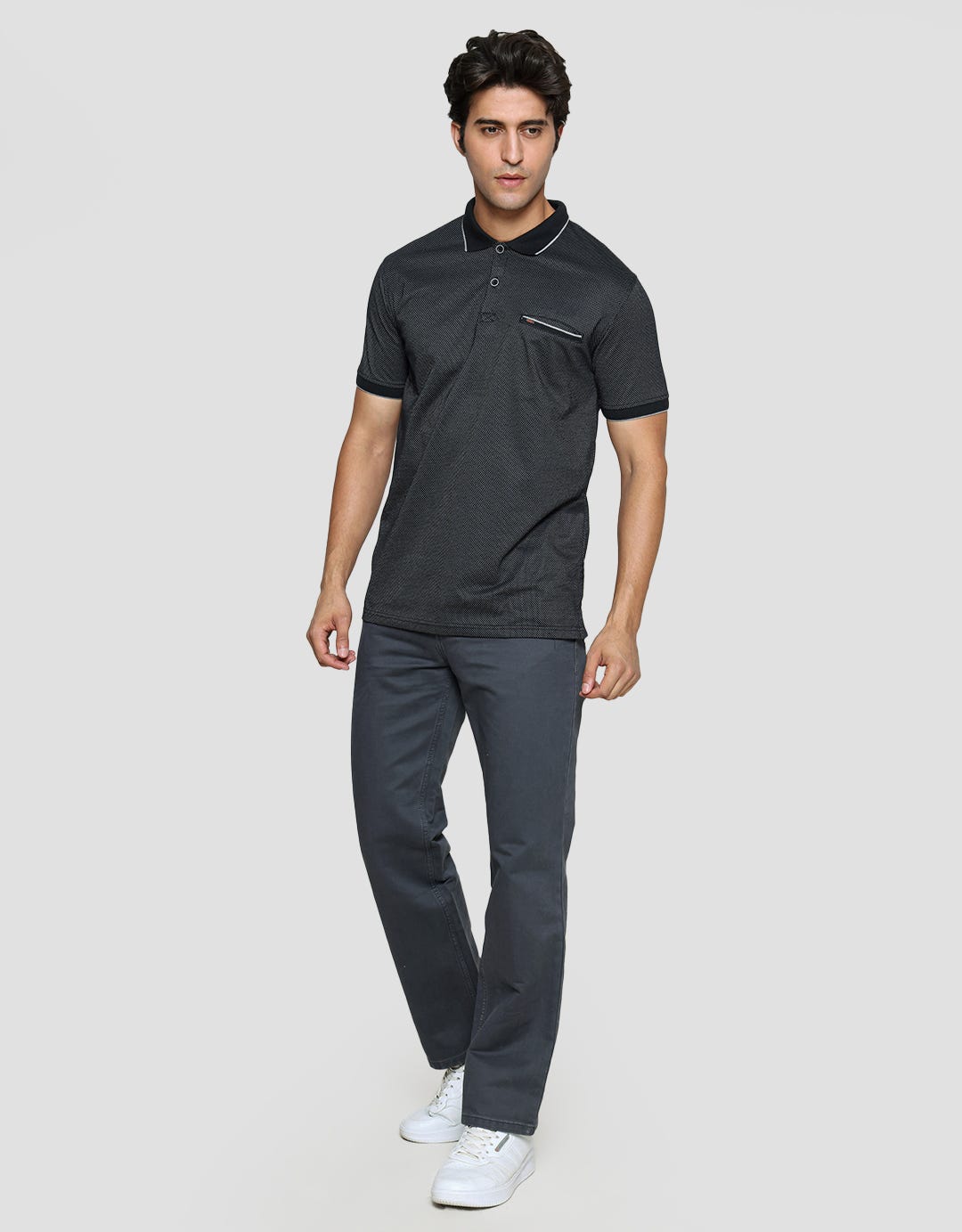 Cardinal Casual Kaos Polo Lengan Pendek Pria