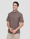 Cardinal Casual One Pocket Kemeja Lengan Pendek Pria