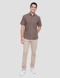 Cardinal Casual One Pocket Kemeja Lengan Pendek Pria