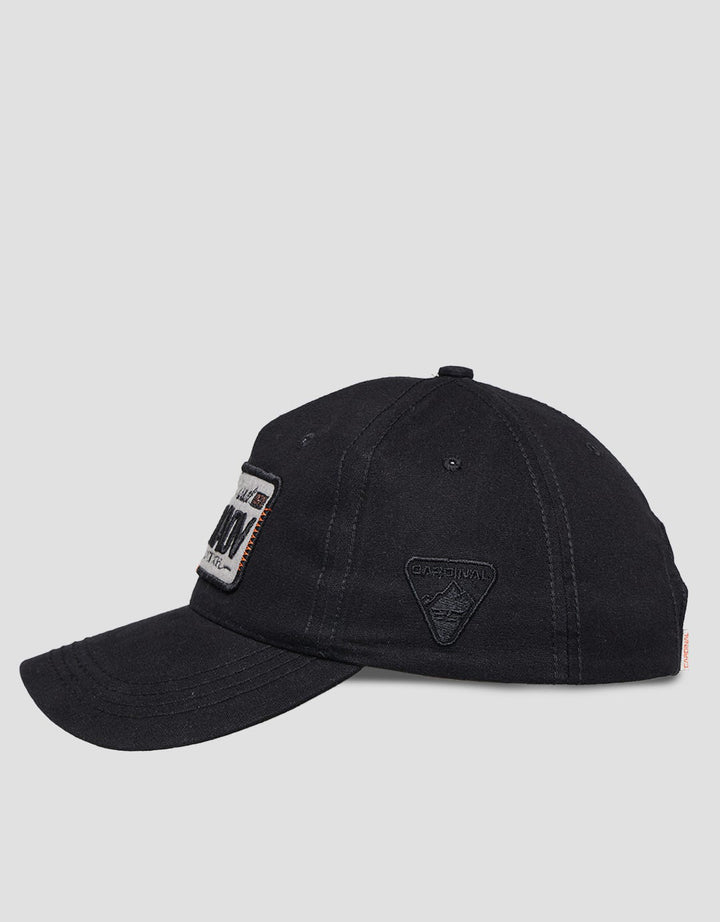 Cardinal Square Embroidery Topi Pria