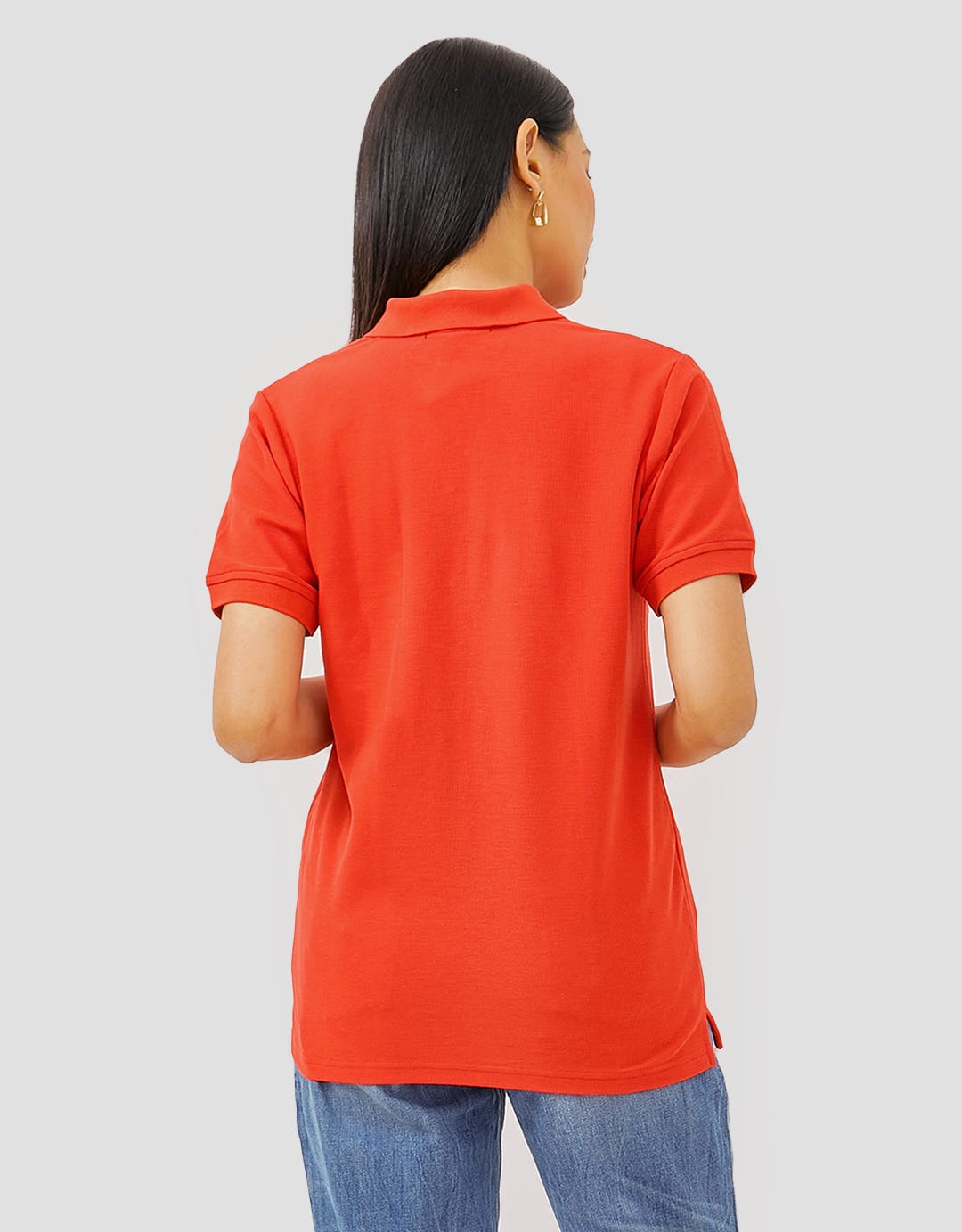 Geela - Brianna Red Polo T-Shirt
