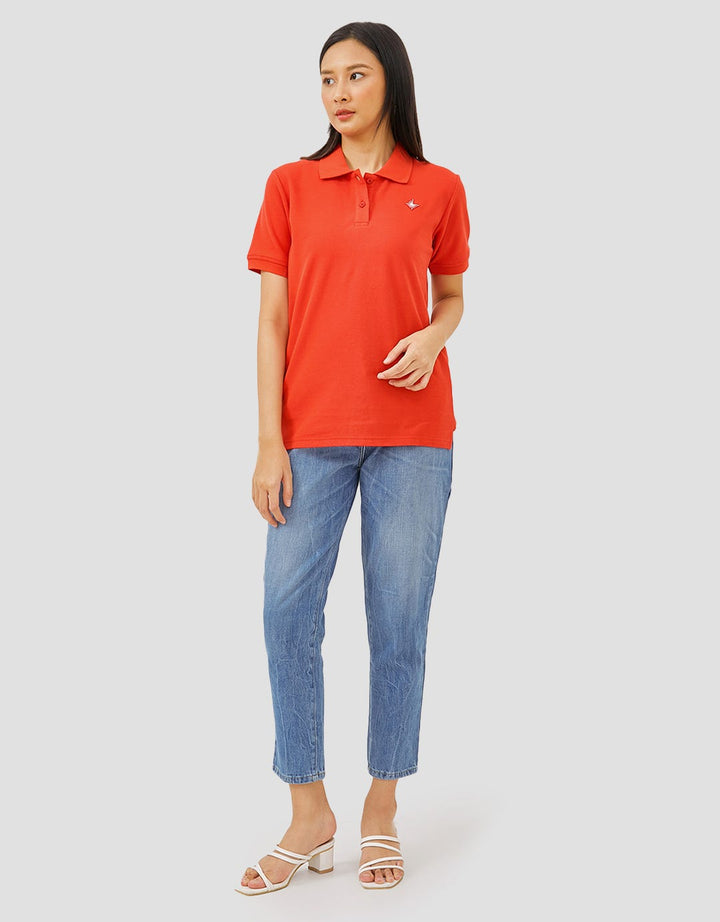 Geela - Brianna Red Polo T-Shirt