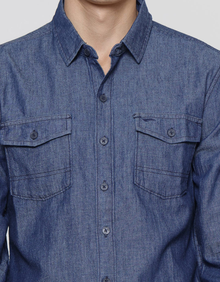 Cardinal Jeans Denim Style Kemeja Pria