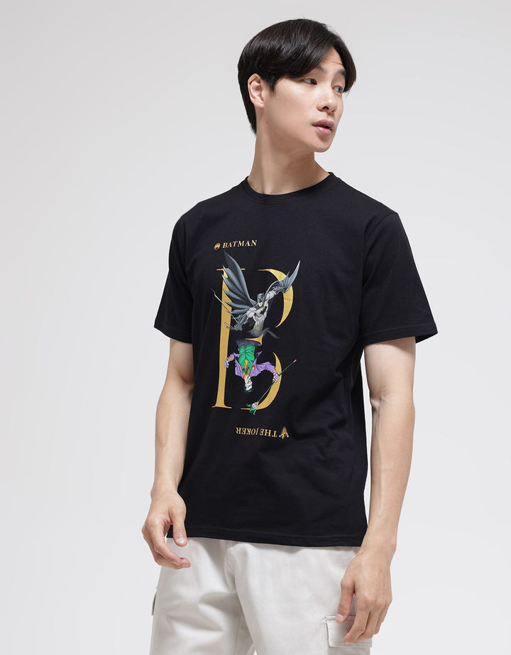 T Zone Short Sleeve T-Shirt Print Wb Batman Core - Print Gold Photoprint