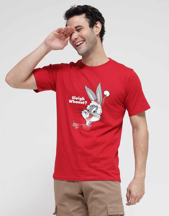 T Zone Short Sleeve T-Shirt Wb Xmas Coll 2023 - Bugs Bunny