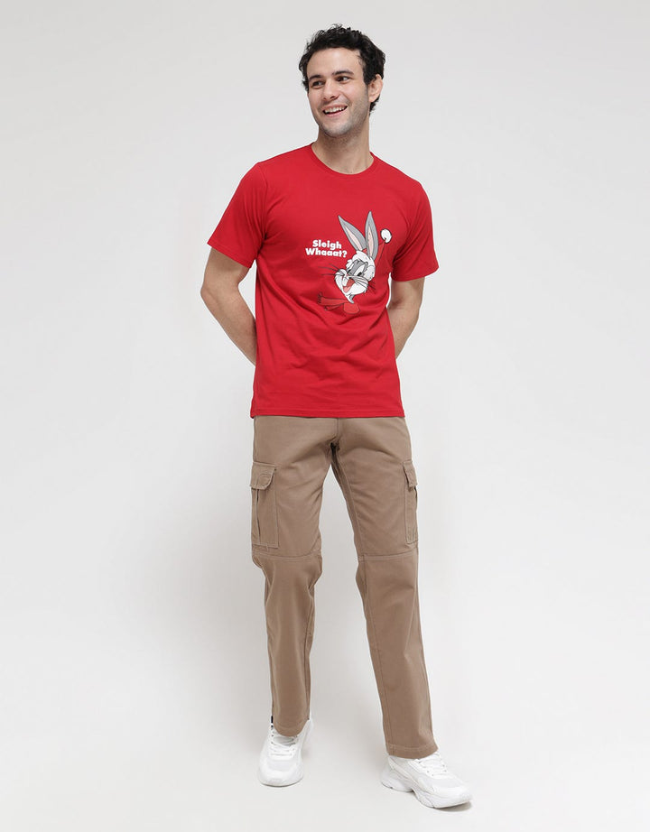 T Zone Short Sleeve T-Shirt Wb Xmas Coll 2023 - Bugs Bunny